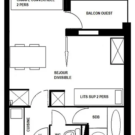 Apartment Le Crey - Pour 4 Personnes Mae-9454 La Plagne